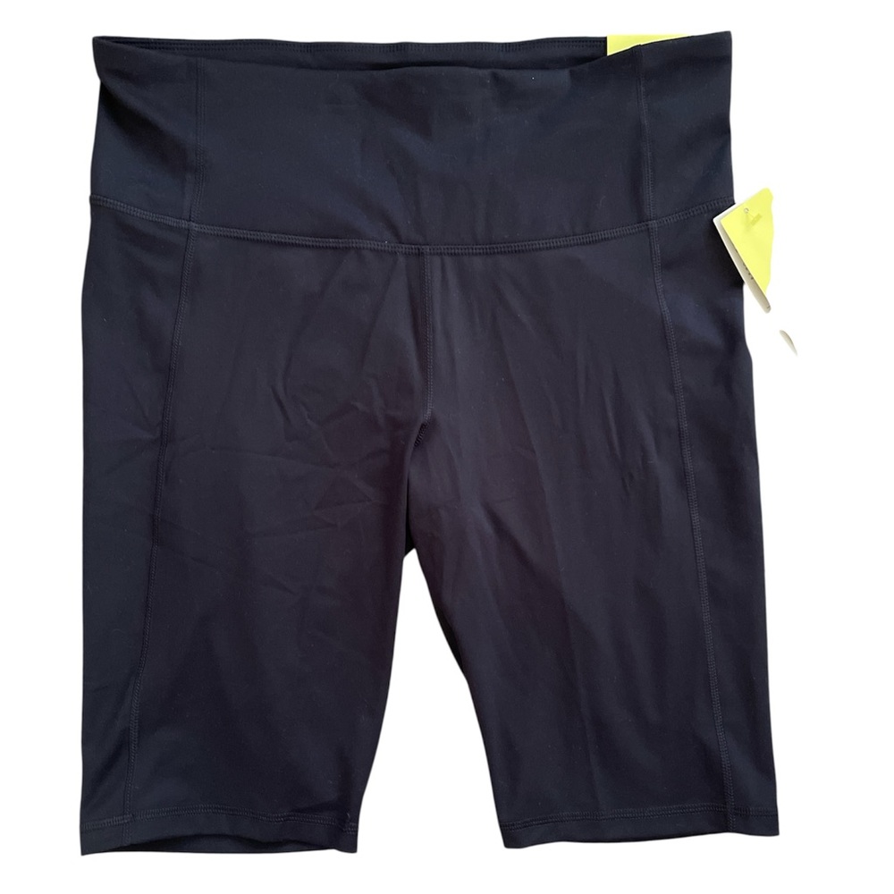 All in Motion High Rise Black Bike Shorts XXL NWT